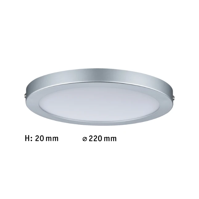 Paulmann LED-paneel Atria O220mm 14W 2700K chroom