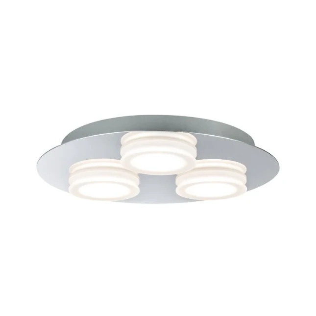 Paulmann LED-plafondlamp Doradus O250mm 3x5W 3000K chroom