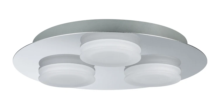 Paulmann LED-plafondlamp Doradus O250mm 3x5W 3000K chroom