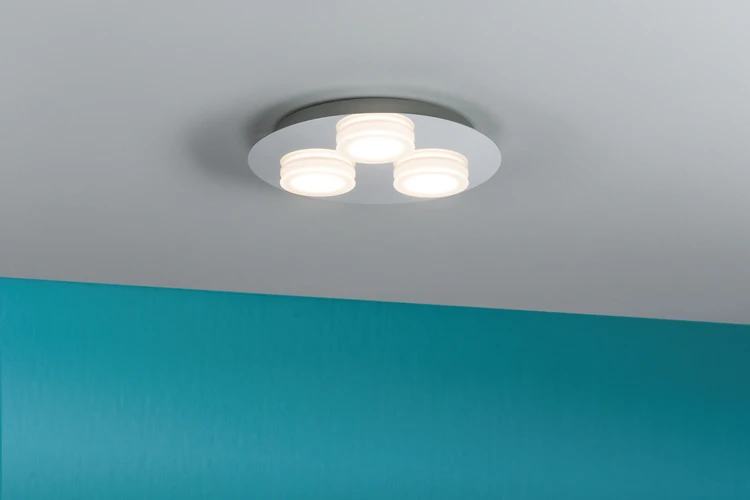 Paulmann LED-plafondlamp Doradus O250mm 3x5W 3000K chroom