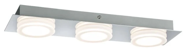 Paulmann LED-plafondlamp Doradus 350mm 3x4,7W 3000K chroom