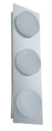 Paulmann LED-plafondlamp Doradus 350mm 3x4,7W 3000K chroom