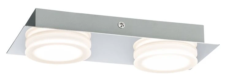 Paulmann LED-plafondlamp Doradus 2x4,7W 3000K chroom