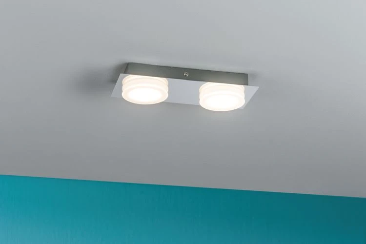 Paulmann LED-plafondlamp Doradus 2x4,7W 3000K chroom