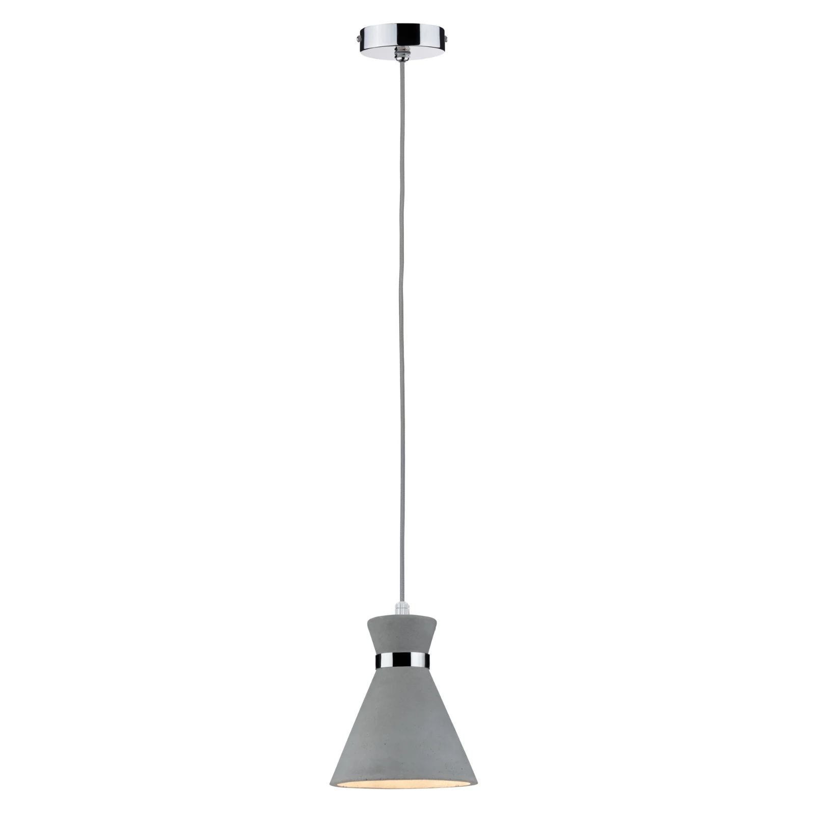 Paulmann Hanglamp Verve IP44 20W E27 grijs/chroom
