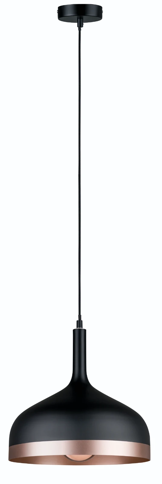 Paulmann Neordic Hanglamp Embla 20W E27 zwart/koper