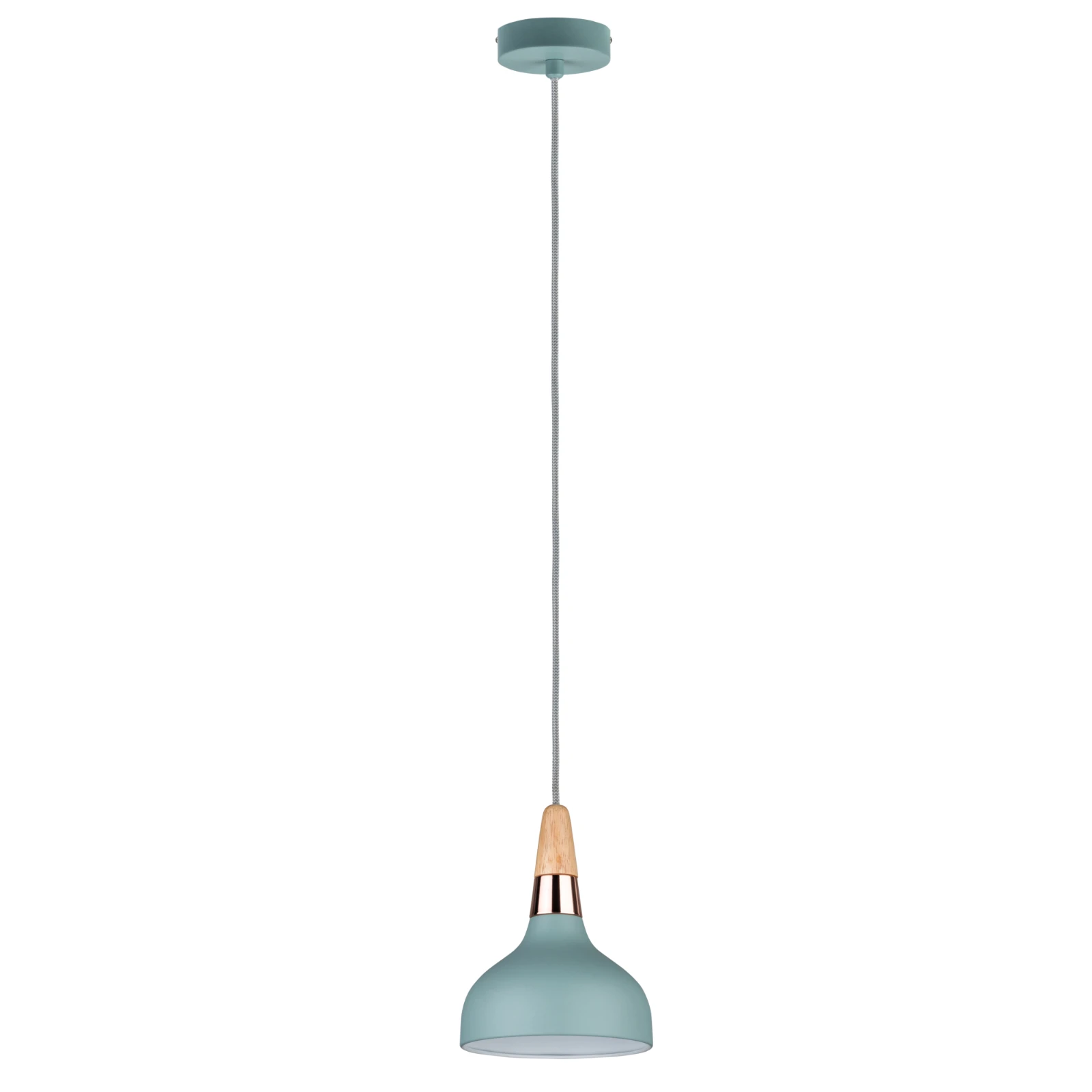 Paulmann Neordic Hanglamp Juna O16cm 20W E14 mint/koper