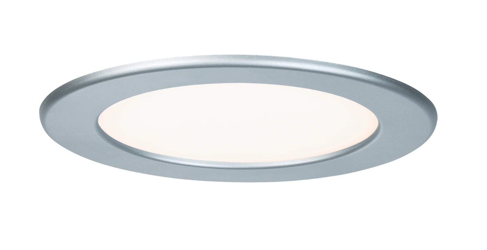 Paulmann LED-inbouwpaneel  rond 12W 2700 K chroom mat