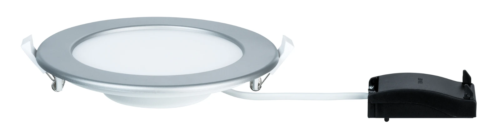Paulmann LED-inbouwpaneel  rond 12W 2700 K chroom mat