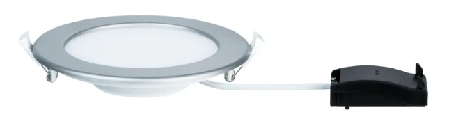 Paulmann LED-inbouwpaneel  rond 12W 2700 K chroom mat
