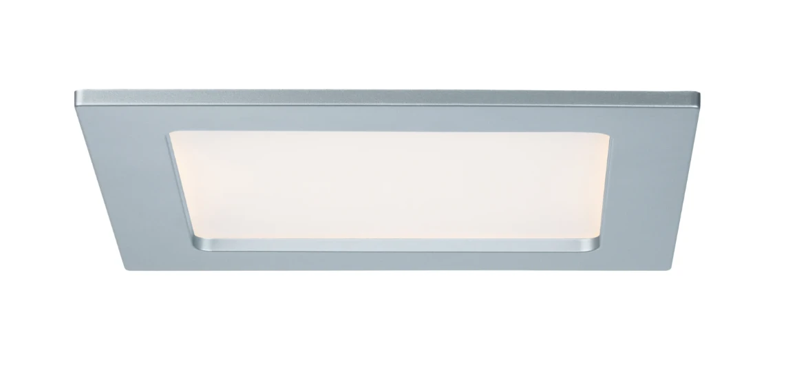 Paulmann LED-inbouwpaneel vierkant 12W 2700 K chroom mat
