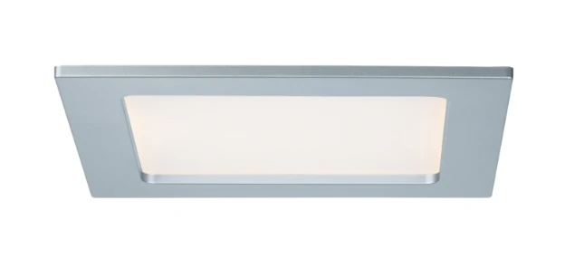 Paulmann LED-inbouwpaneel vierkant 12W 2700 K chroom mat