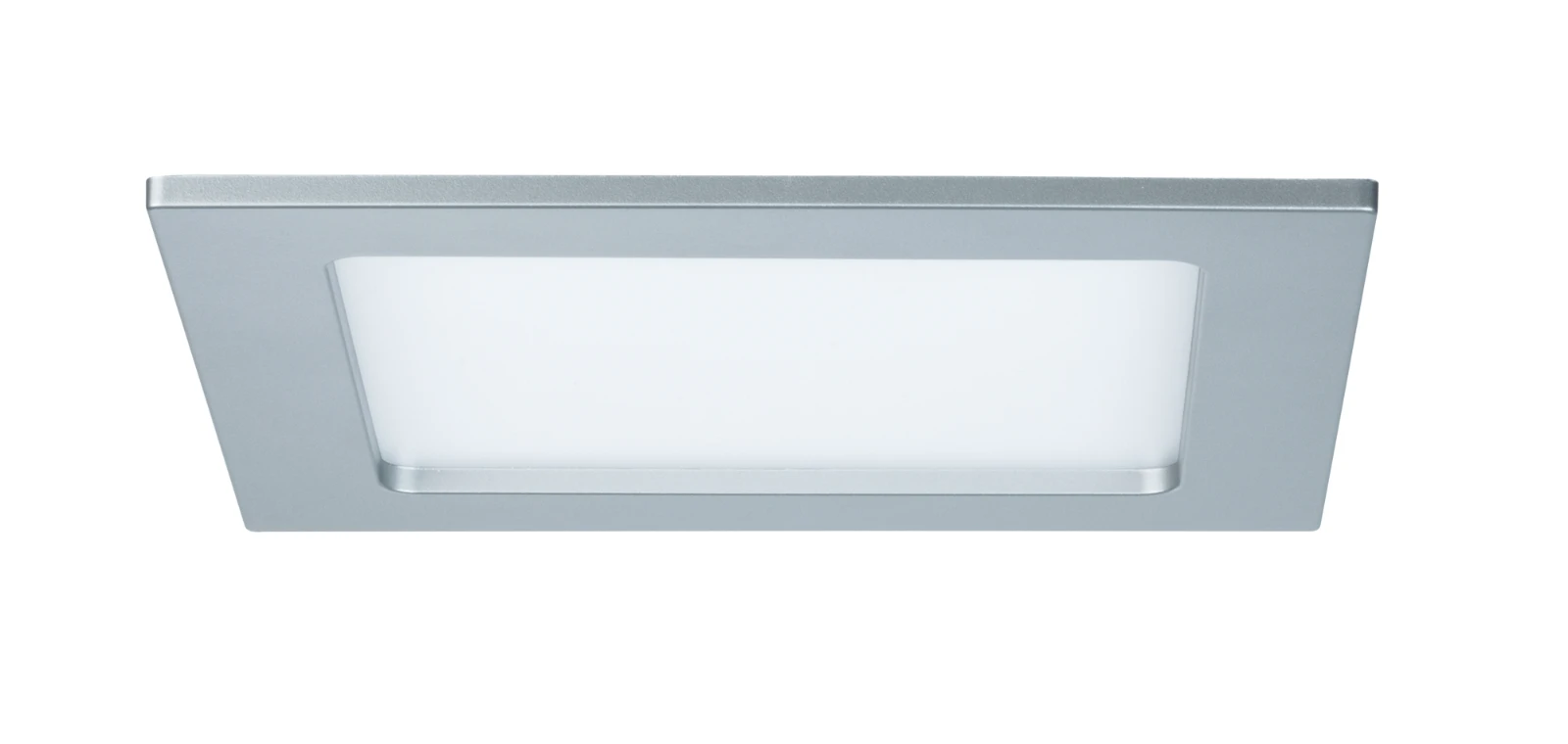 Paulmann LED-inbouwpaneel vierkant 12W 2700 K chroom mat
