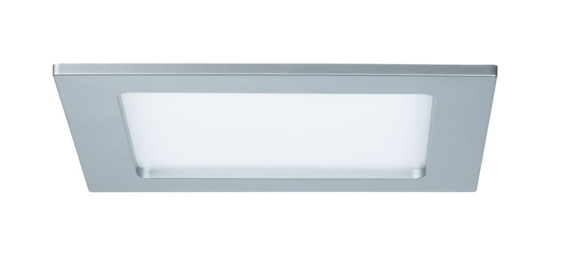 Paulmann LED-inbouwpaneel vierkant 12W 2700 K chroom mat