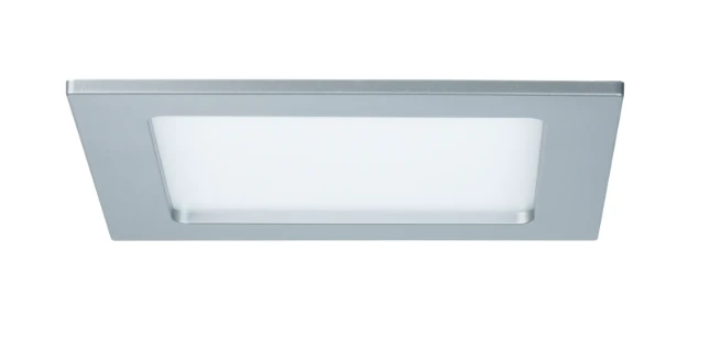 Paulmann LED-inbouwpaneel vierkant 12W 2700 K chroom mat
