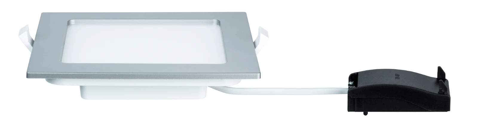Paulmann LED-inbouwpaneel vierkant 12W 2700 K chroom mat