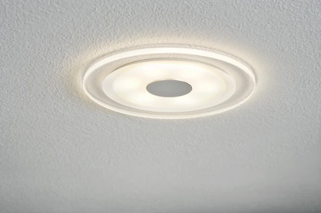Paulmann LED-inbouwlamp Whirl 6W aluminium/satijn (set van 3)