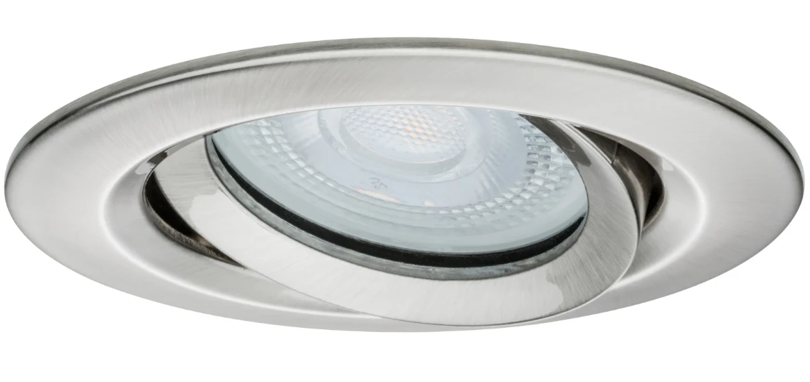Paulmann LED-inbouwlamp Nova Plus 7W IP65 GU10 staal O93mm 3-spots