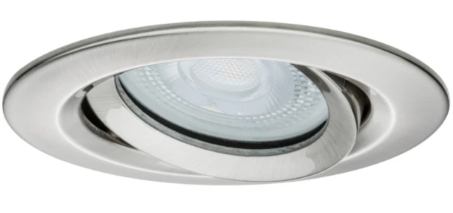 Paulmann LED-inbouwlamp Nova Plus 7W IP65 GU10 staal O93mm 3-spots