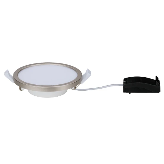 Paulmann LED-inbouwpaneel Areo  IP44 8W nikkel dimbaar