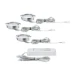 Paulmann Meubel inbouwspot Micro Line LED 4,5W chroom O65mm (set van 3)