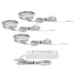 Paulmann Meubel inbouwspot Micro Line LED 4,5W chroom O65mm (set van 3)