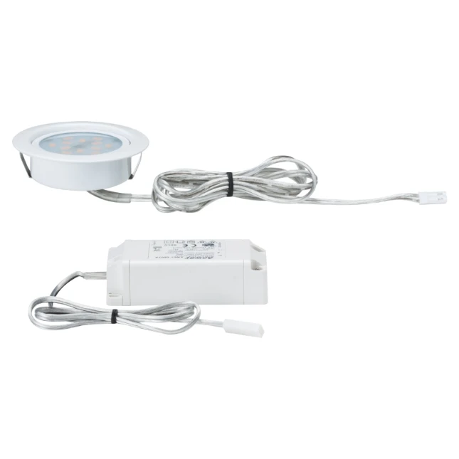 Paulmann Meubel inbouwspot LED 4,5W wit /metaal O65mm - 1-spot