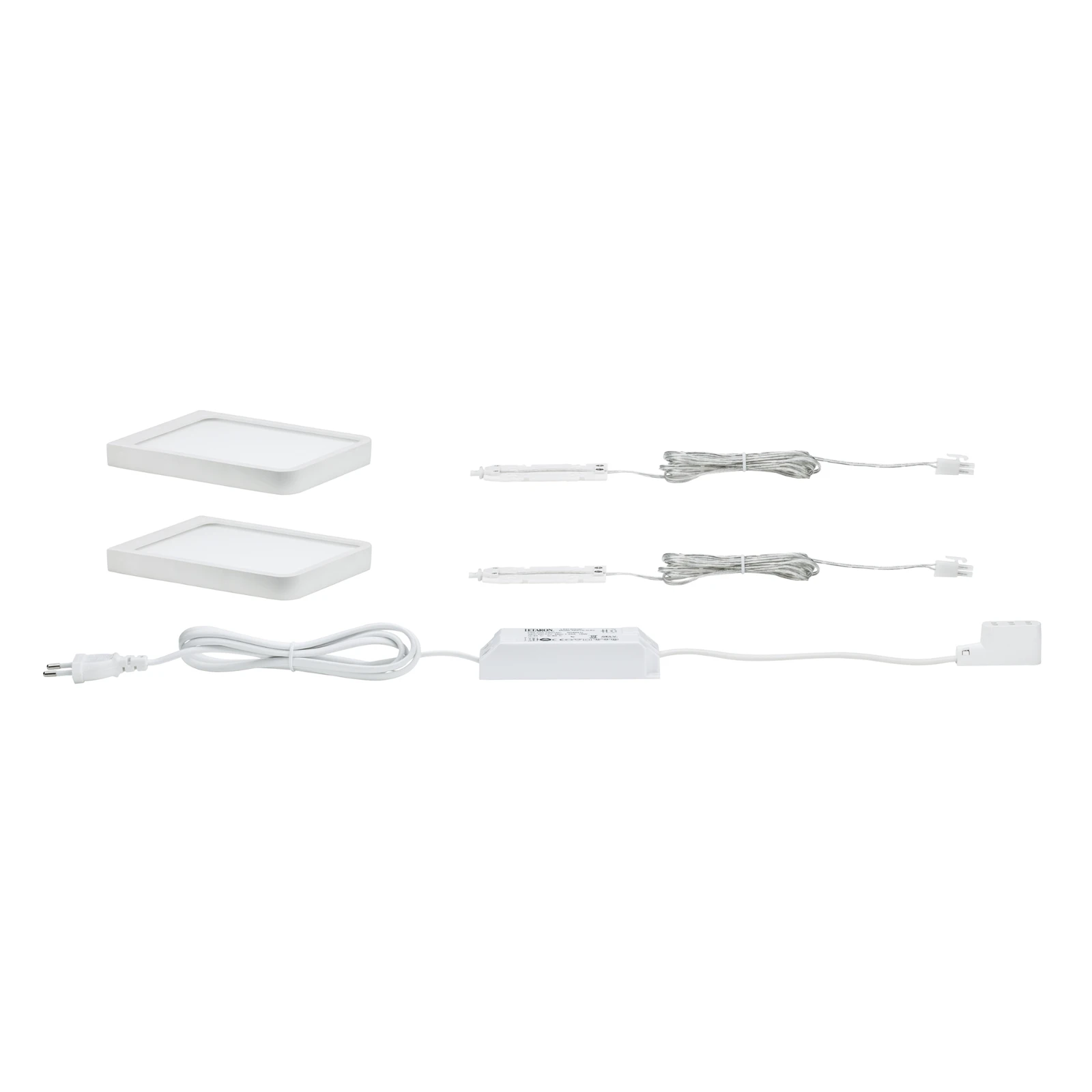 Paulmann LED-onderkastverlichting Vane vierkant (2 stuks)