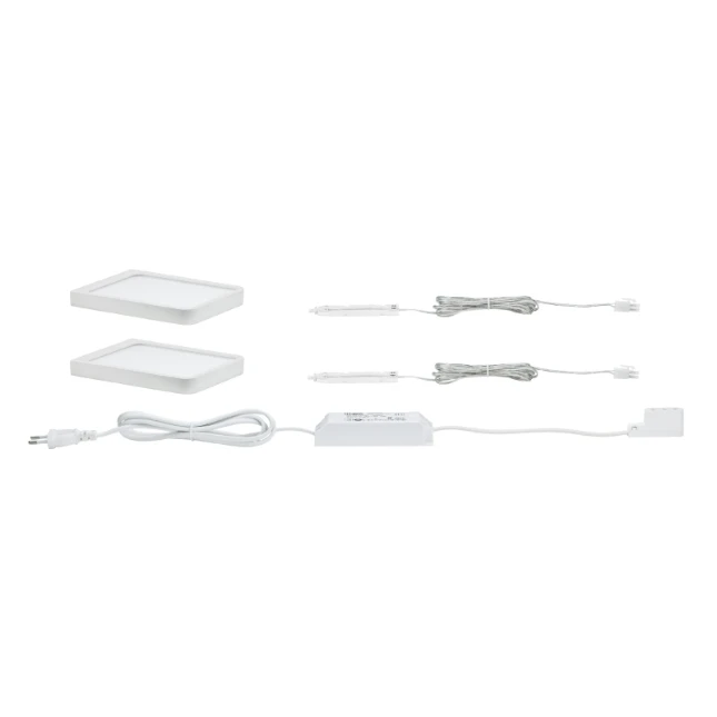 Paulmann LED-onderkastverlichting Vane vierkant (2 stuks)