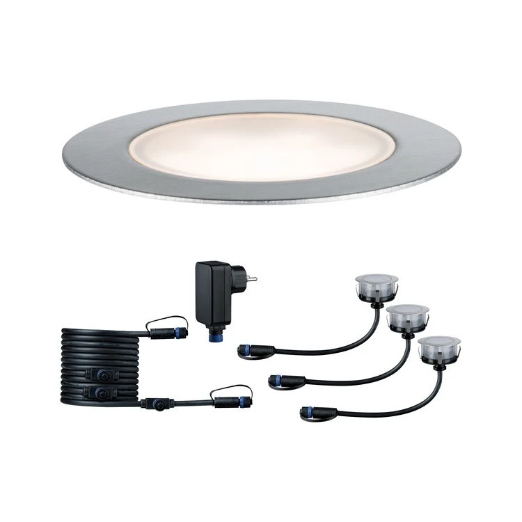 Paulmann Outd P & S Floor IP65 3000K 3x1W 70mm