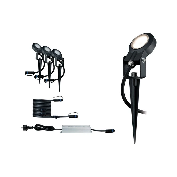 Paulmann Outd P & Sting set IP67 3000K 3x6W dim