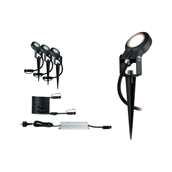 Paulmann Outd P & Sting set IP67 3000K 3x6W dim