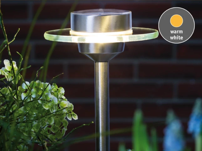 Paulmann Outdoor LED-tuinspies Ufo IP44 0,2W 3000K edelstaal