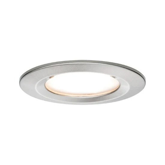 Paulmann LED-inbouwlamp Nova Plus 6W 2700K dimbaar O78mm staal 3-spots