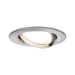 Paulmann LED-inbouwlamp Nova Plus Coin 6W O84 staal - 1-spot