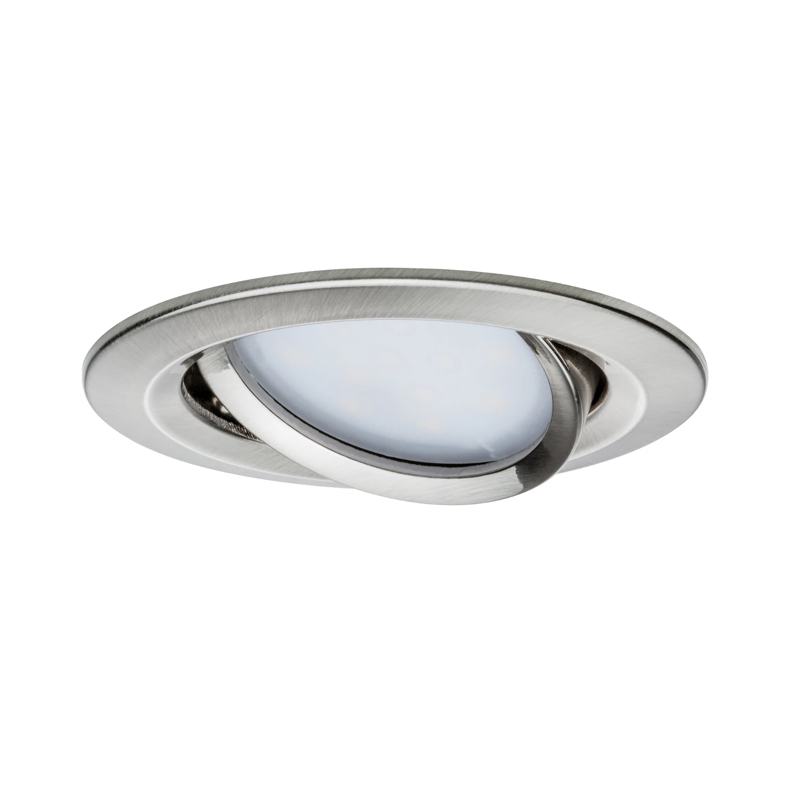 Paulmann LED-inbouwlamp Nova Plus Coin 6W O84 staal - 1-spot