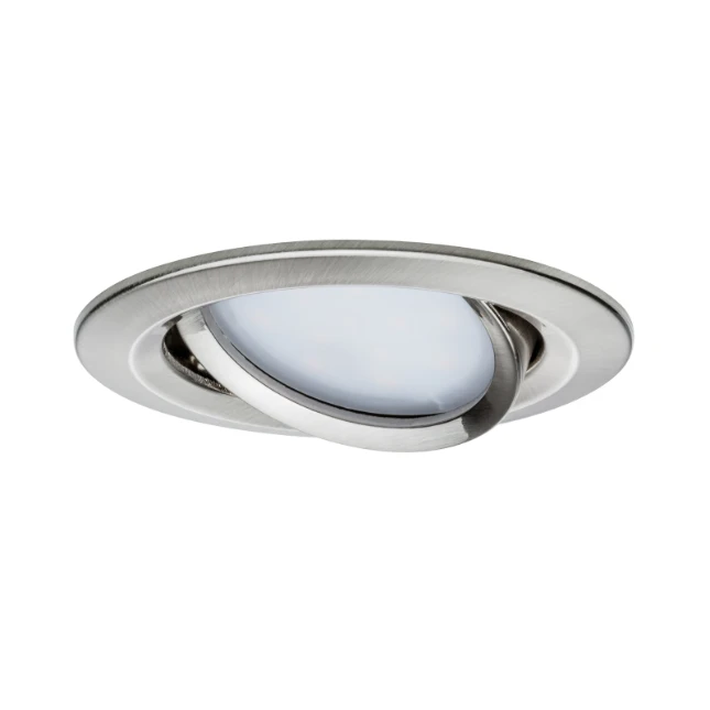 Paulmann LED-inbouwlamp Nova Plus Coin 6W O84 staal - 1-spot