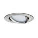 Paulmann LED-inbouwlamp Nova Plus Coin 6W O84 staal - 1-spot
