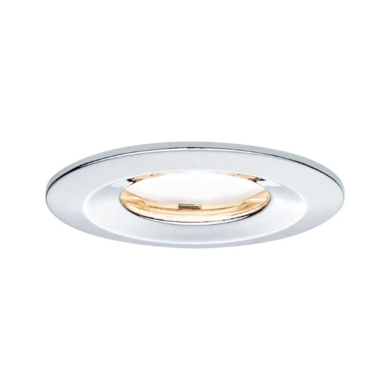 Paulmann LED-inbouwlamp Nova Plus dim stijf IP65 6W chroom - 1-spot