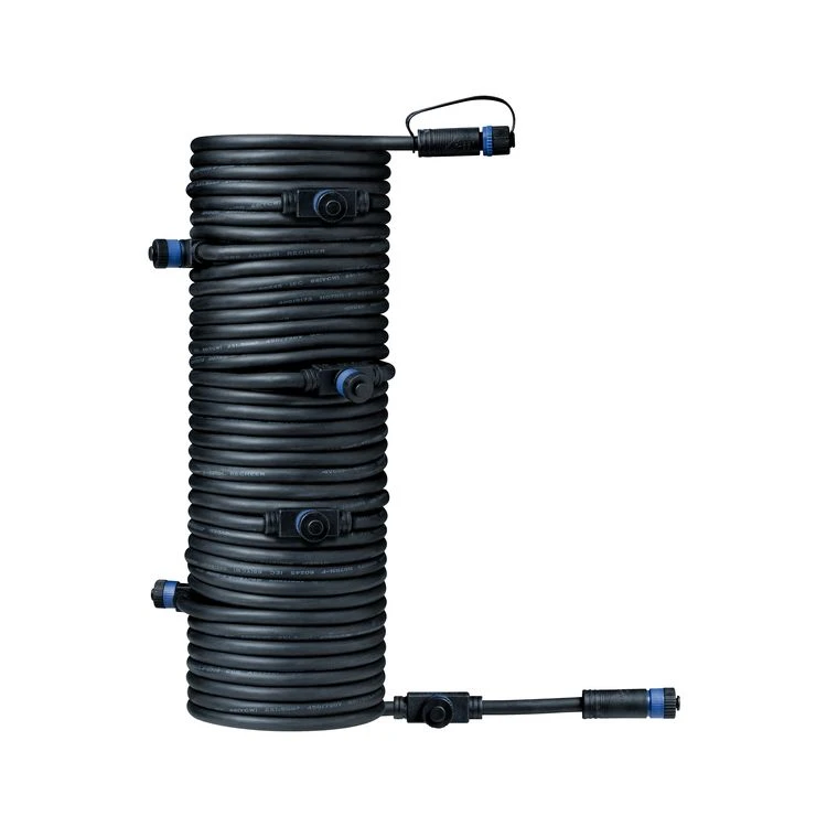 Paulmann Outd kabel - IP68 - 15m - 1 in-7 out - 2x1,5mm2