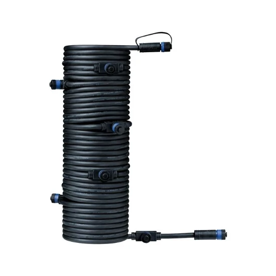 Paulmann Outd kabel - IP68 - 15m - 1 in-7 out - 2x1,5mm2