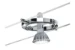 Paulmann WS Cardan max. 4x10 W GU5,3 chroom mat/ch