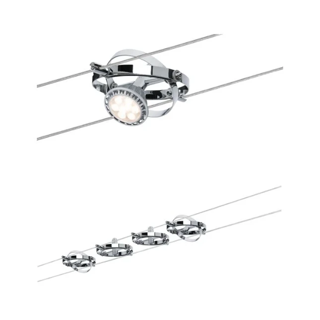 Paulmann WS Cardan max. 4x10 W GU5,3 chroom mat/ch