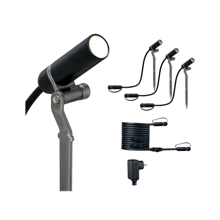 Paulmann Outd P&S Plantini set 3000K 3x2,5W