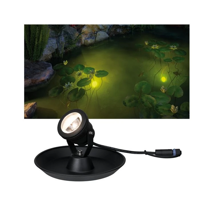 Paulmann Out P&S Onderwater Spot 3W IP68 2M kabel