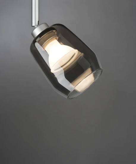 Paulmann URail DecoSystems Lampenkap Vento rookglas