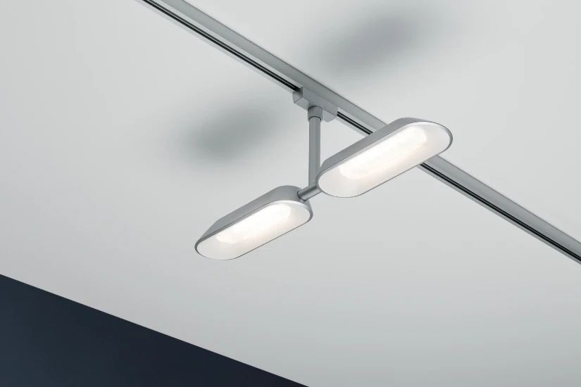 Paulmann URail LED-spot Dipper 2x8W 2700K dimbaar chroom mat