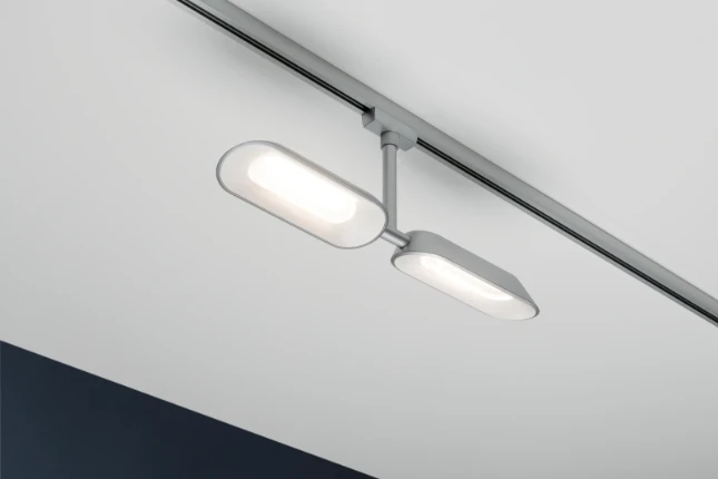 Paulmann URail LED-spot Dipper 2x8W 2700K dimbaar chroom mat