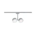 Paulmann URail LED-spot Pellet 2x6,7W 2700K dimbaar chroom mat