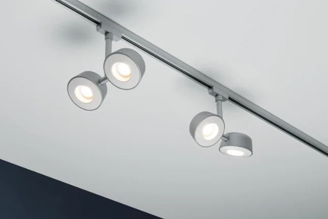 Paulmann URail LED-spot Pellet 2x6,7W 2700K dimbaar chroom mat